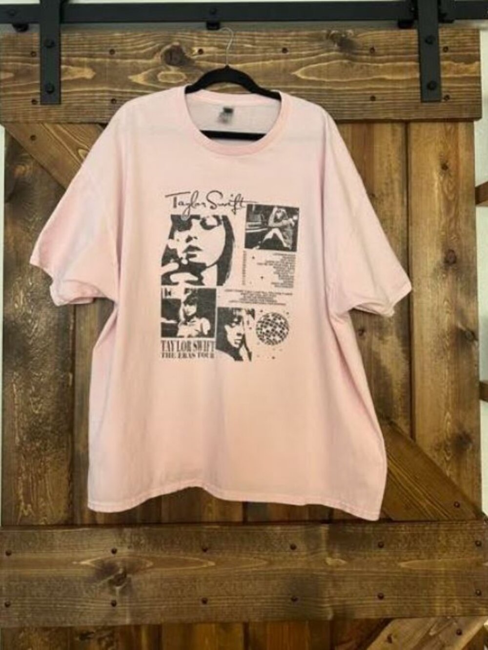 Taylor Swift The Eras Tour Concert T-Shirt Pale Pink Sz 3XL
